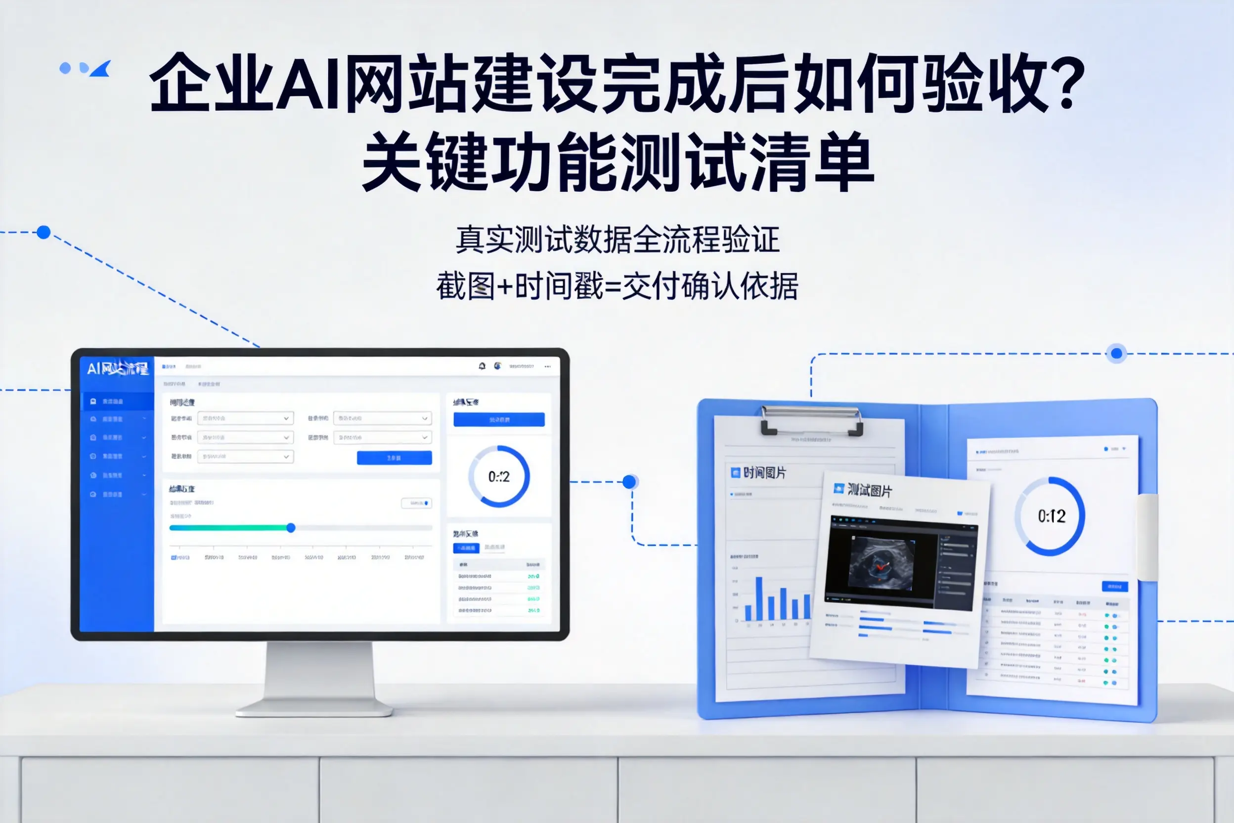 锦州企业AI网站建设完成后如何验收？关键功能测试清单