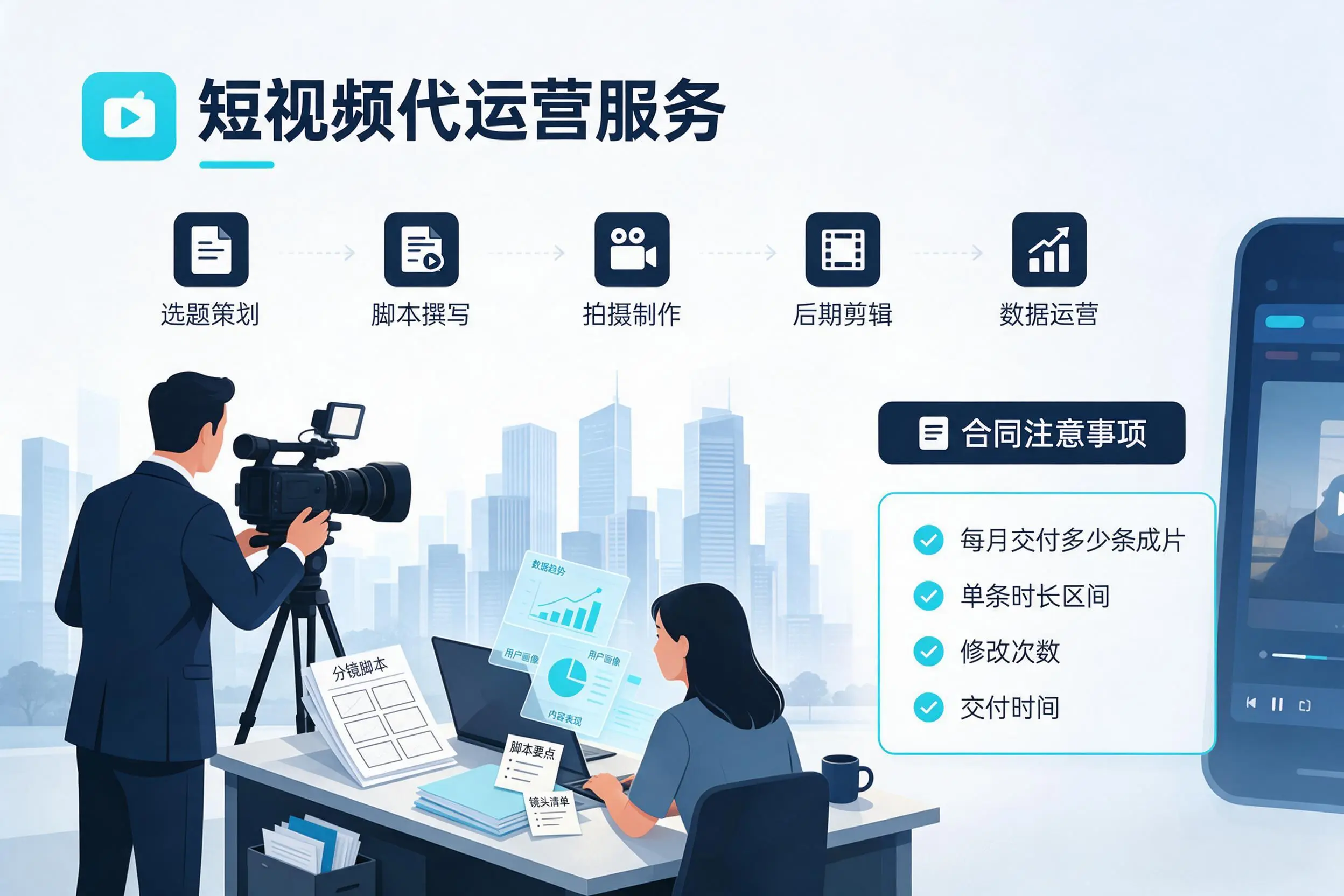短视频代运营包含哪些服务？锦州企业常见问题科普