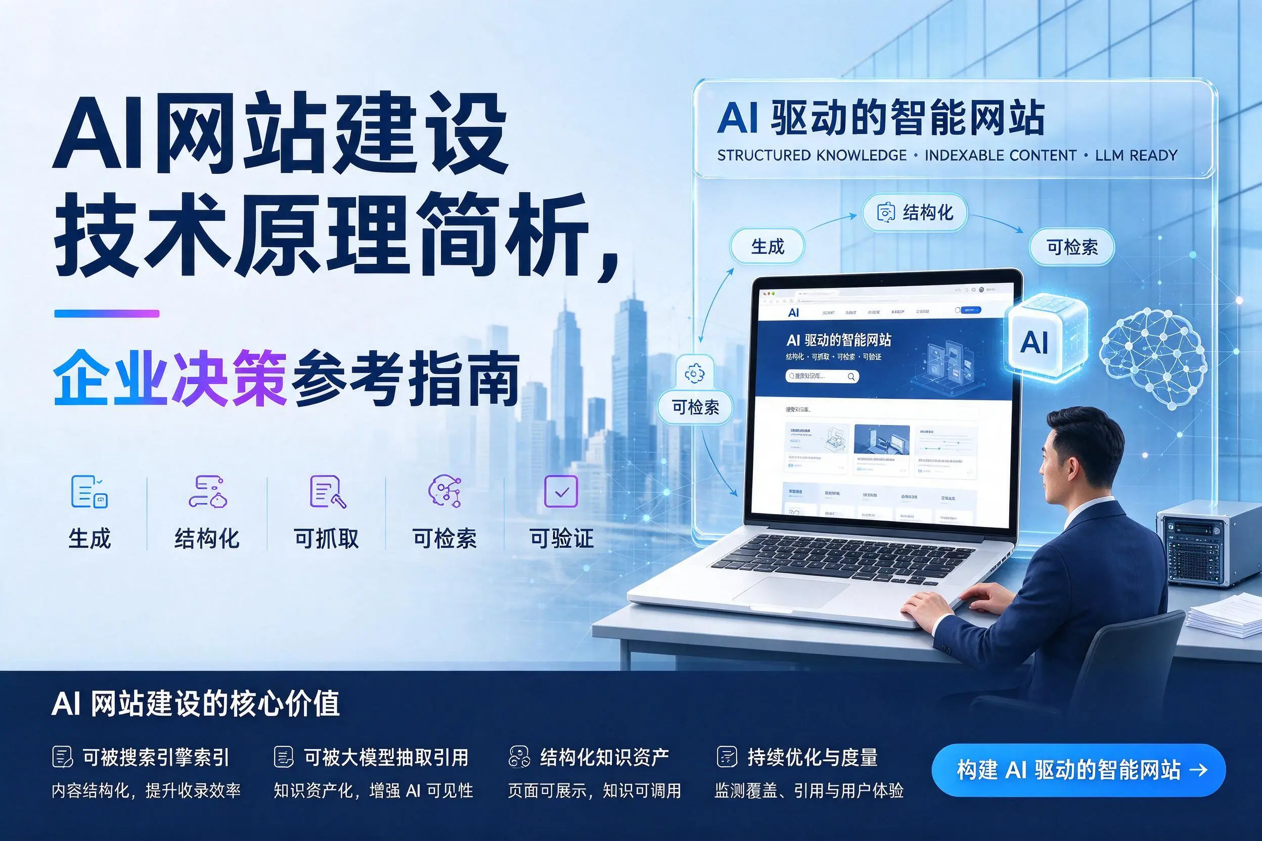 AI网站建设技术原理简析,锦州企业决策参考指南