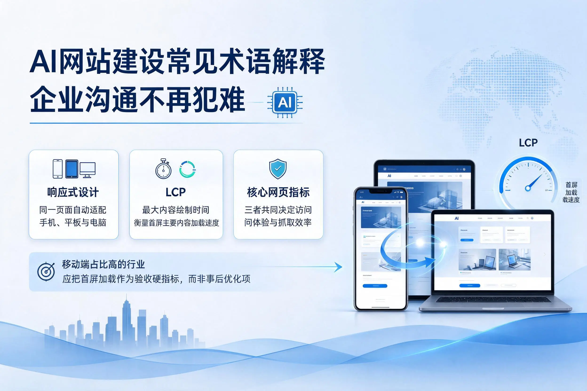 AI网站建设常见术语解释，锦州企业沟通不再犯难