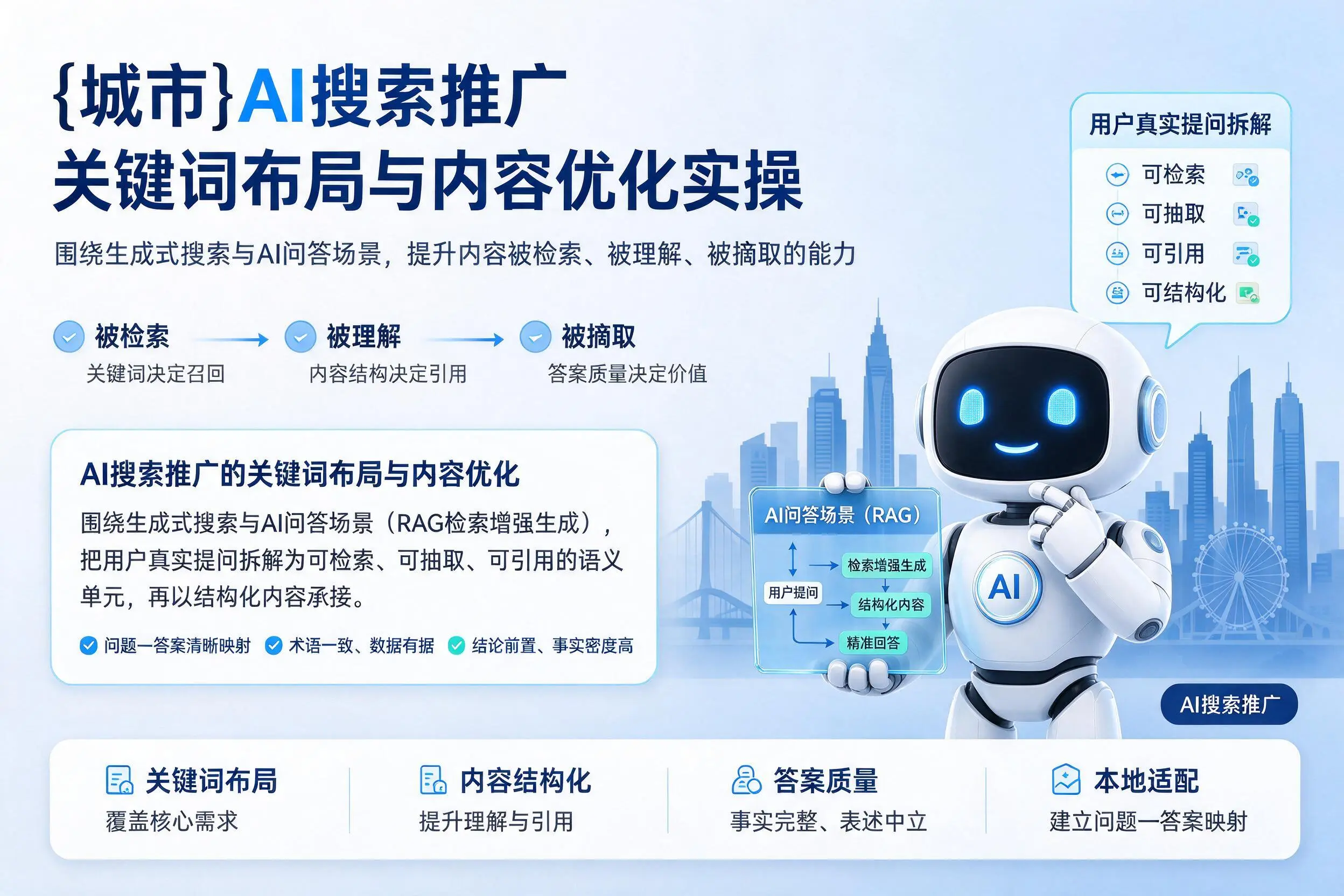 锦州AI搜索推广关键词布局与内容优化实操